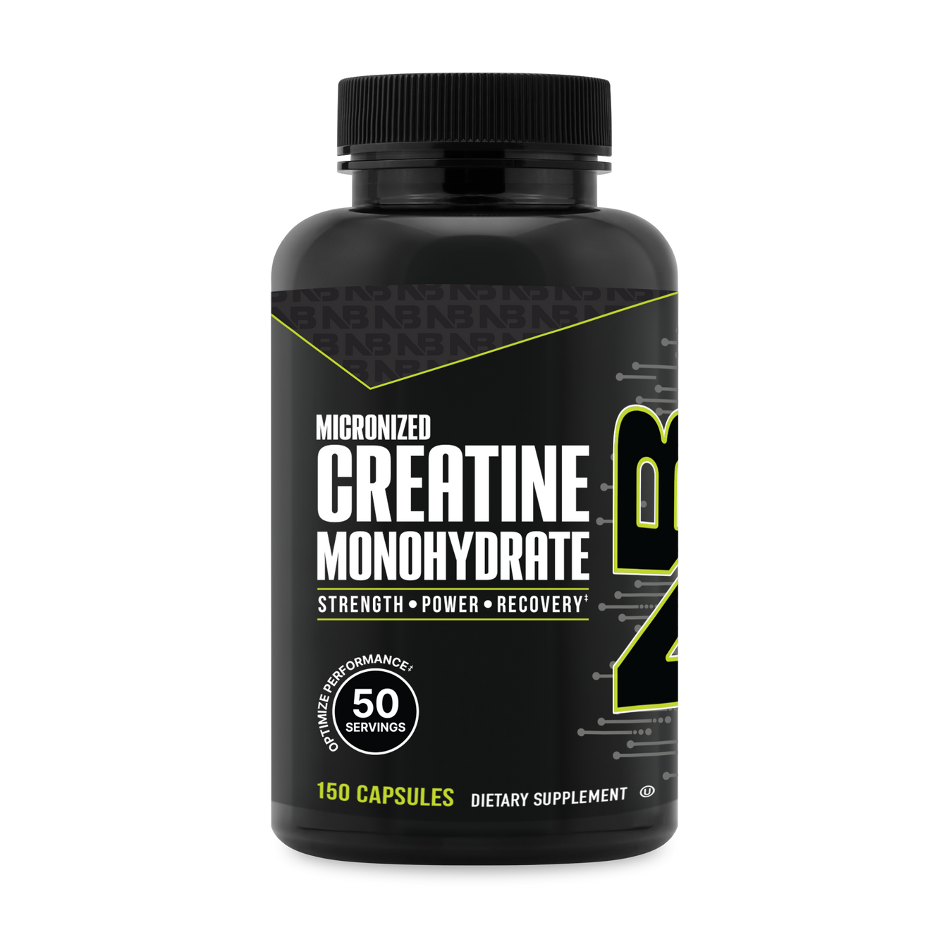 NutraBio Creatine Monohydrate Capsules