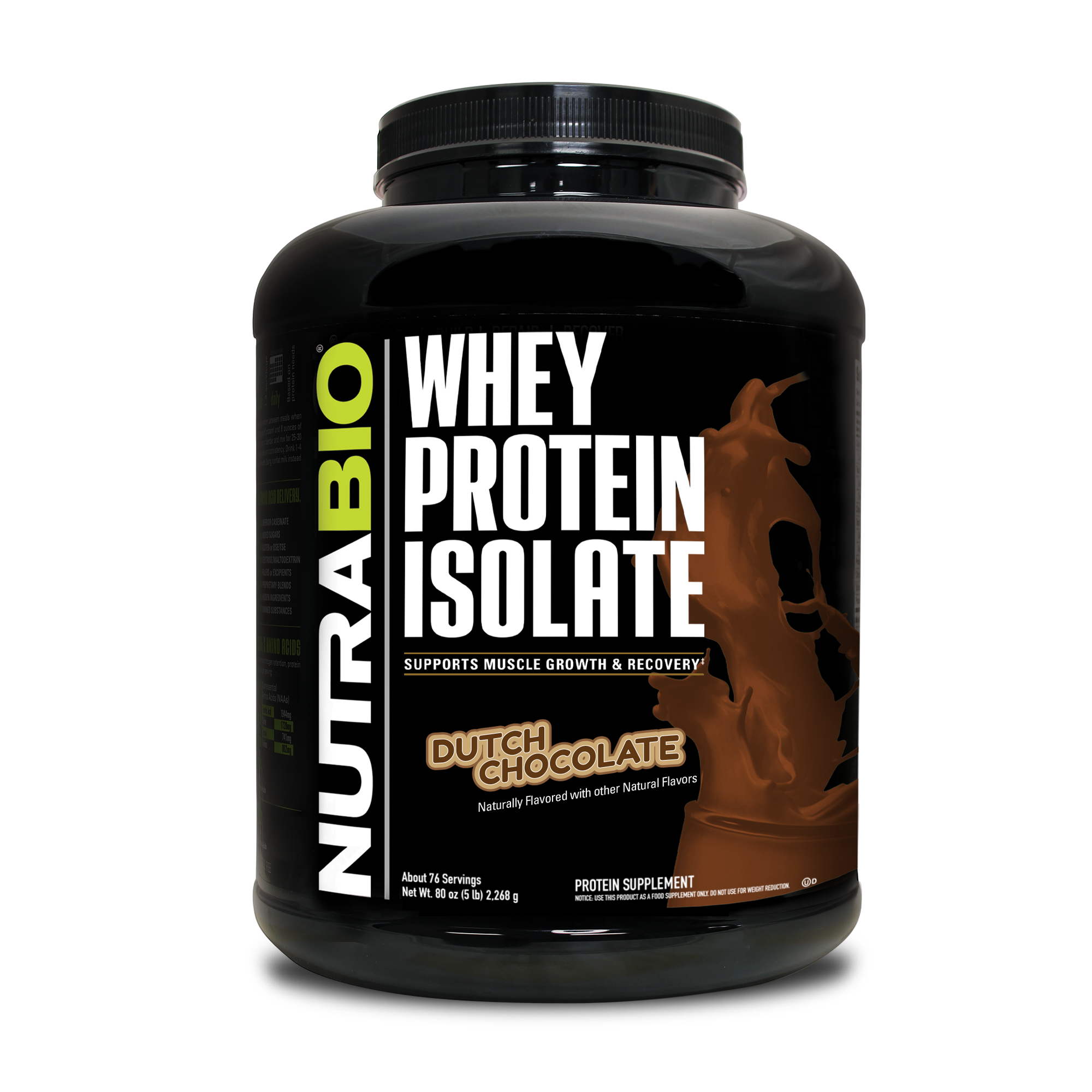 Nutrabio Whey Protein Isolate 5lb