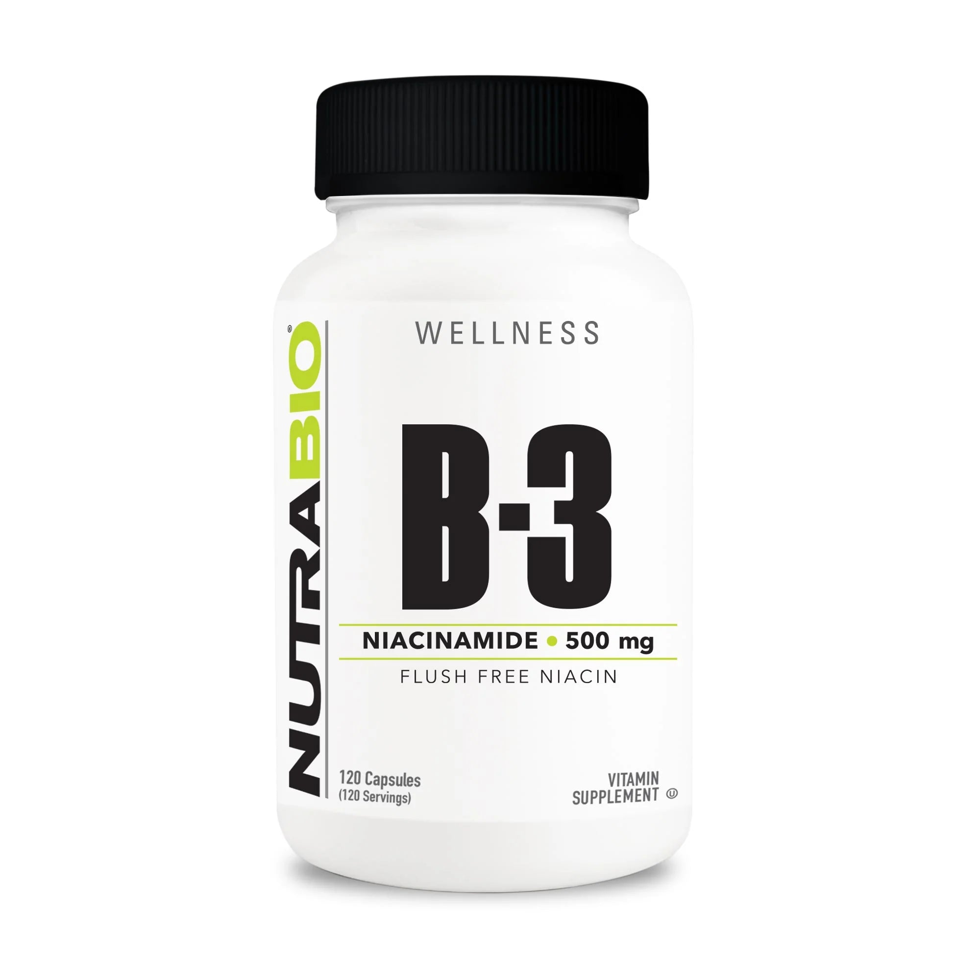 NutraBio B3 Niacinamide (500mg)