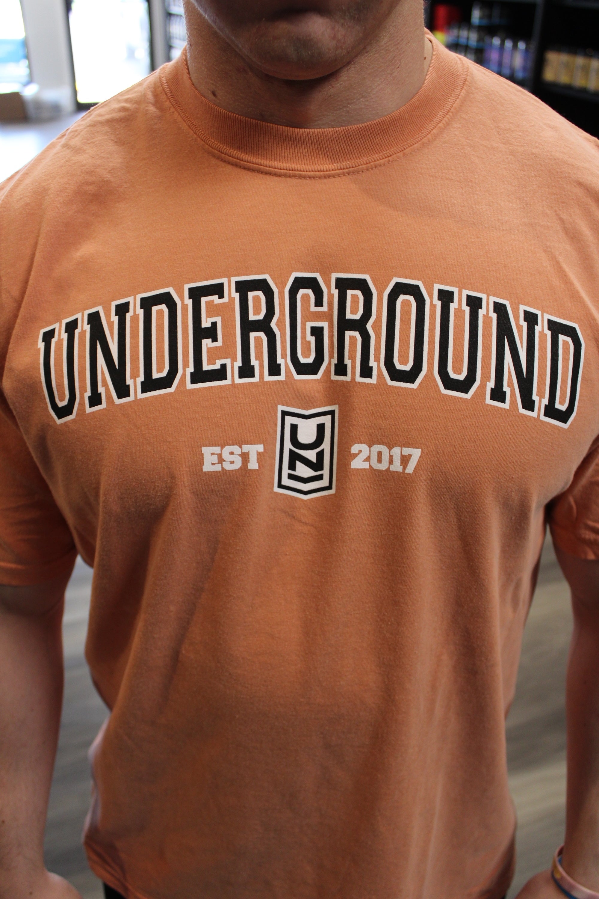 Terracotta Varsity Shirt (Oversized)