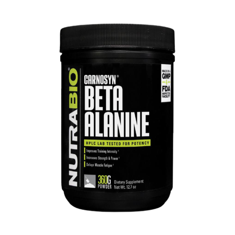 NutraBio Beta Alanine (CarnoSyn) Powder - 360 Grams