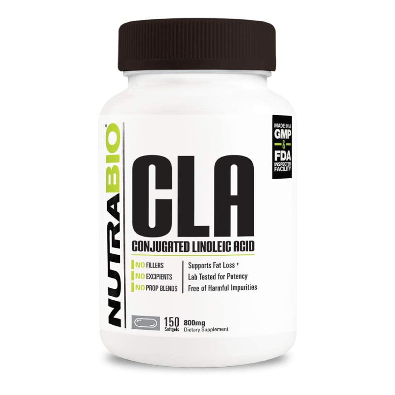 NutraBio CLA (800mg) - 90 Softgels