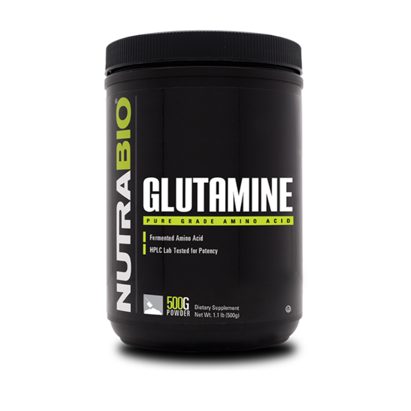 NutraBio Glutamine - 500 Grams